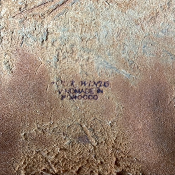 Vintage leather letter pouch - Picture 9 of 13